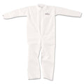 White Breathable Particle-Pro Coveralls Zip XL 24/Carton E28609