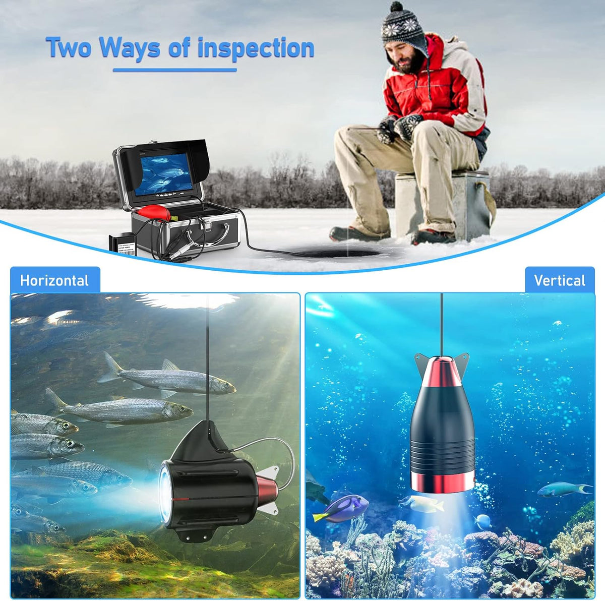 Underwater Fishing Camera with 7'' LCD Display O765089