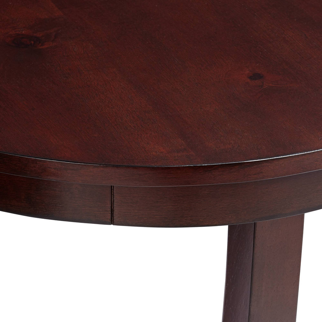 Espresso Round Accent Table D8581