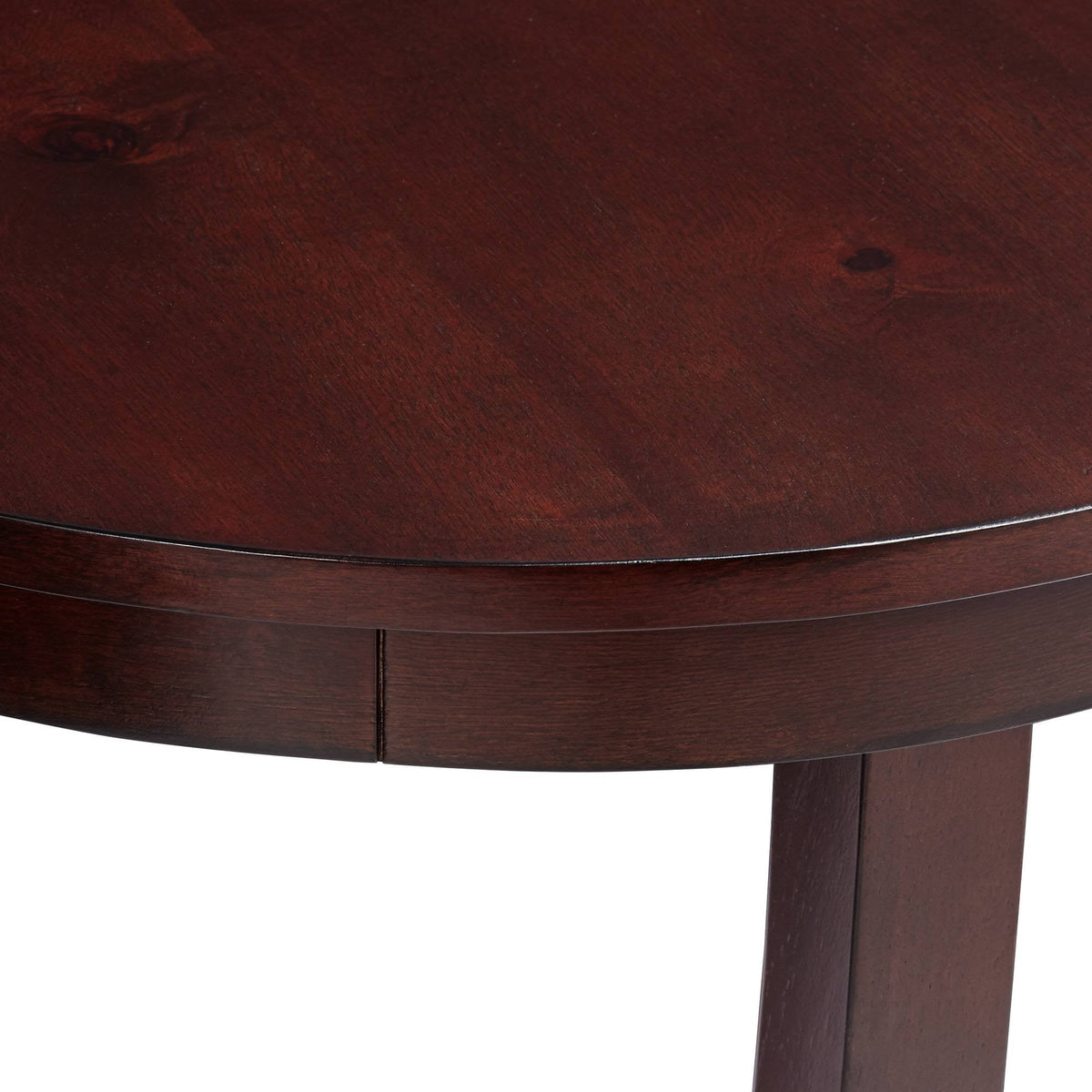 Espresso Round Accent Table D8581