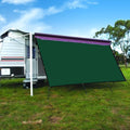 Dark Green RV Awning Privacy Screen Shade Panel Kit O9064