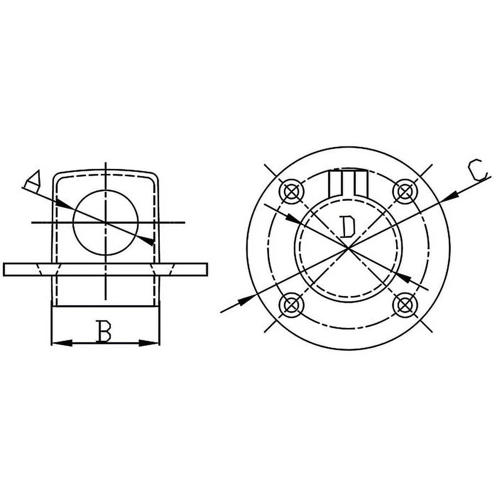 Stainless Steel Hinged Round Deck Pipe R994