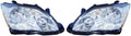 Headlight Assembly Pair Halogen Type E30368