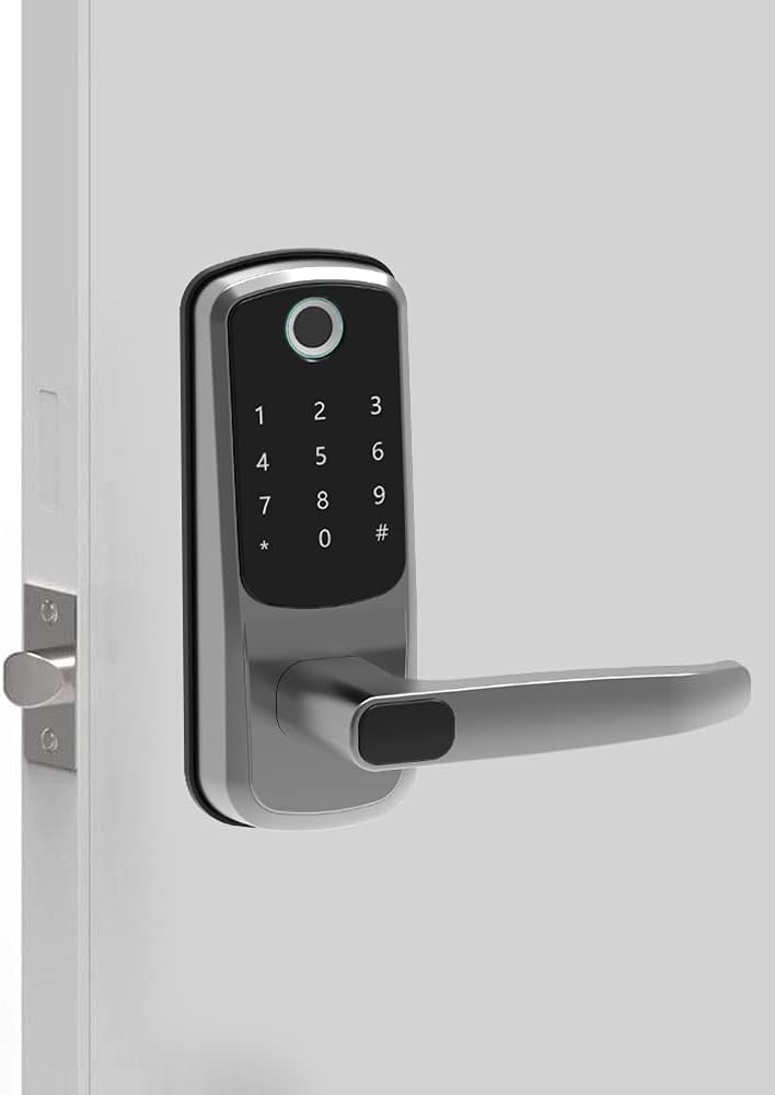 5-in-1 Smart Door Lock with Reversible Handle W16747