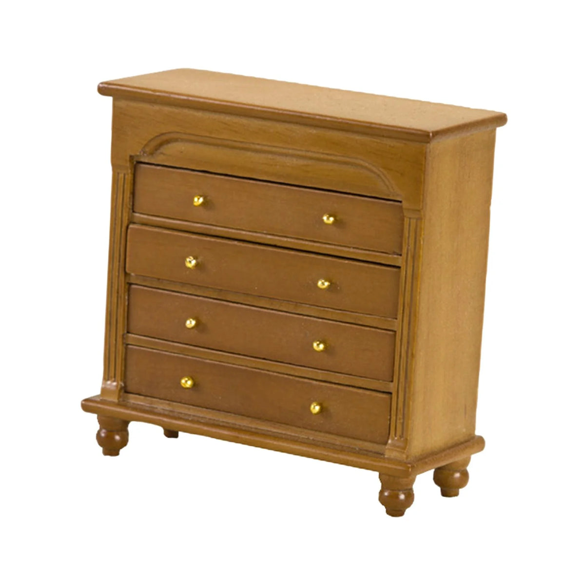 1/12 Scale Dollhouse Sideboard Miniature Cabinet Simulation Furniture Model walnut color V327