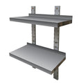 Stainless Steel Double Wall Mount Shelf A55002