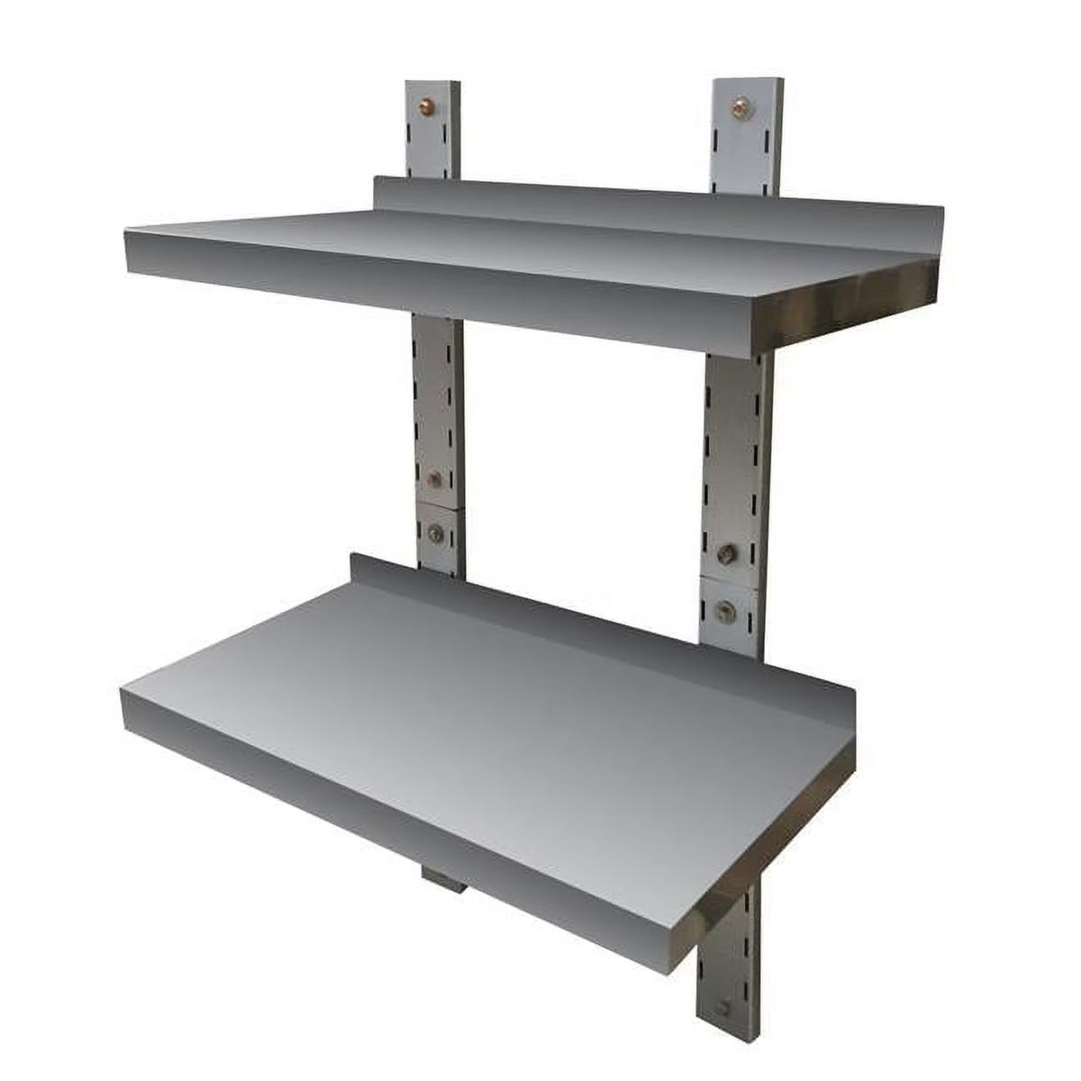 Stainless Steel Double Wall Mount Shelf A55002