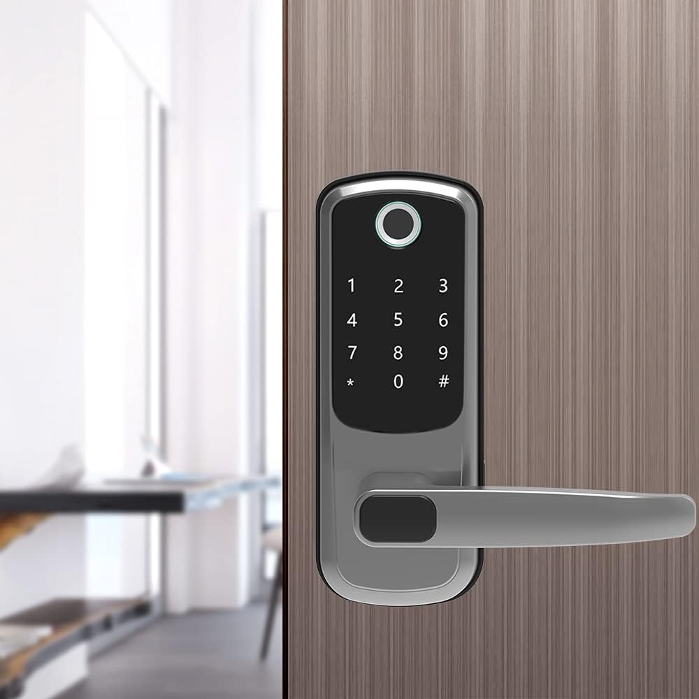 5-in-1 Smart Door Lock with Reversible Handle W16747