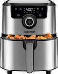 Open Box CHEFMAN Air Fryer 4.5 Qt SILVER C822