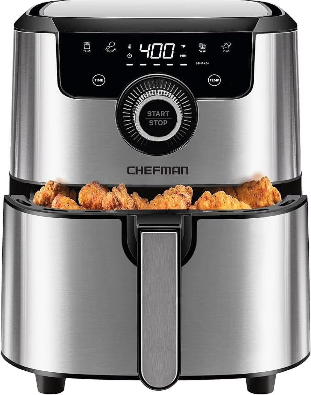 Open Box CHEFMAN Air Fryer 4.5 Qt SILVER C822