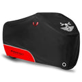 Waterproof Motorcycle Cover with Lock-Holes, Storage Bag & Night Reflective Design C368
