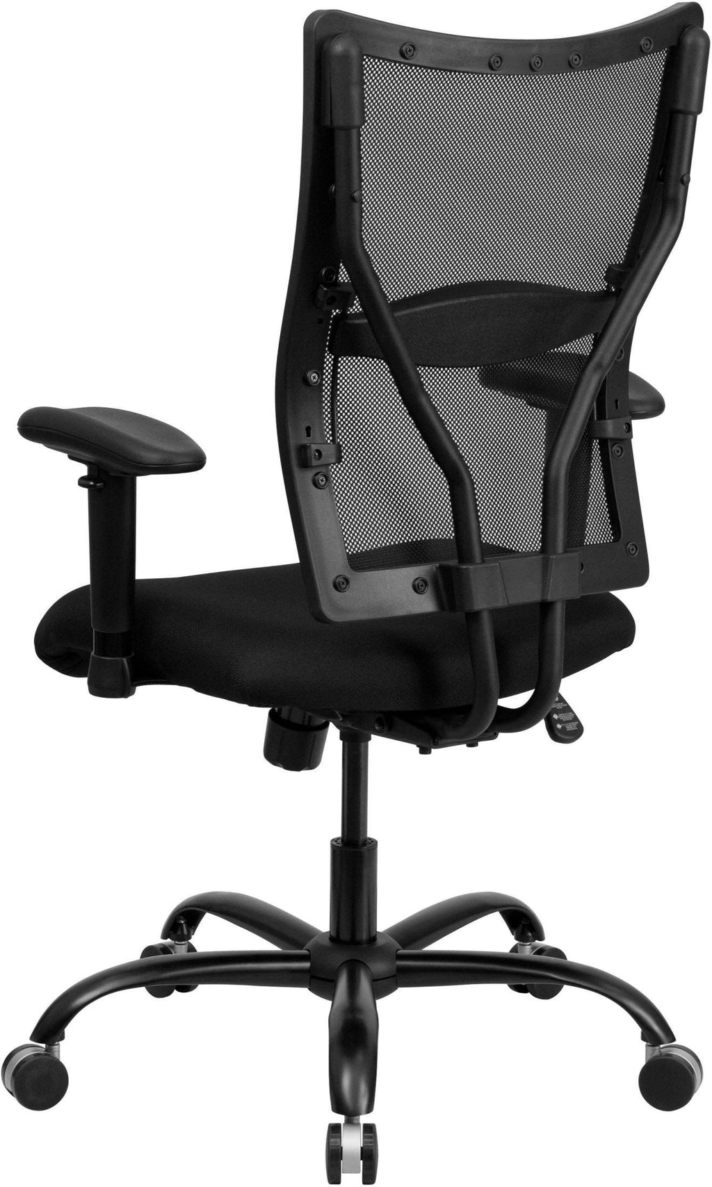 Black Mesh Office Chair with Arms, 400 lb. Capacity Z8766