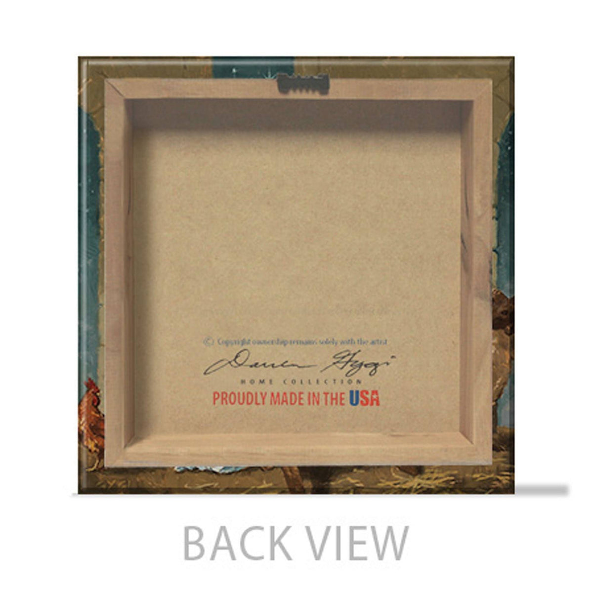 20x22W Brown Gallery Wrapped Giclee Print S134