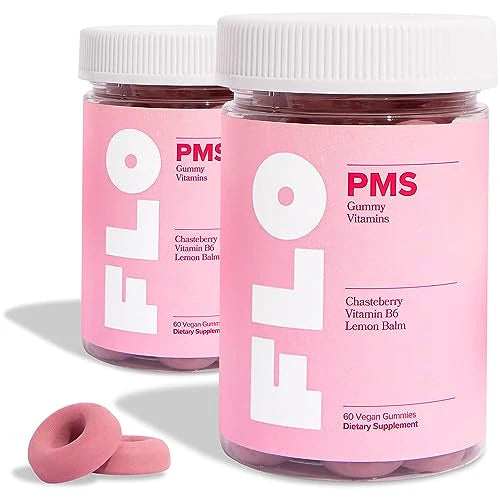 PMS Gummies with Chasteberry, Vitamin B6, & Lemon Balm Pack of 2 X306060
