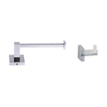 2-Piece Chrome Bath Hardware Set D718