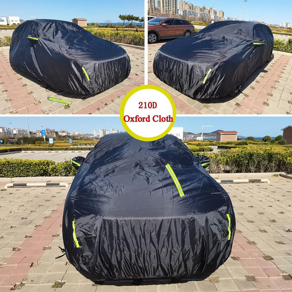 Black Full Car Cover 210D Oxford U30271