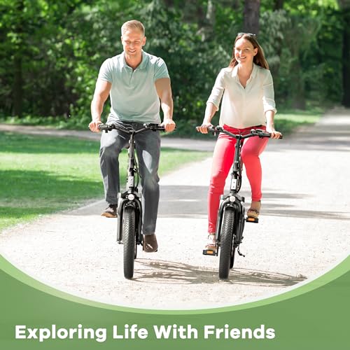 1000W Foldable Electric Bike, 48V 15Ah Removable Battery, 20" Fat Tire, 7 Speed K20679