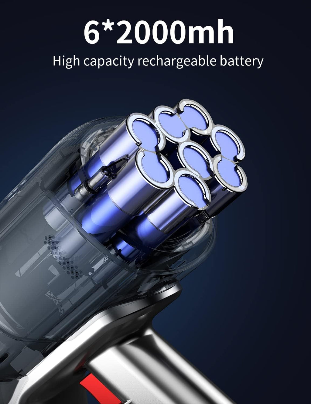 Cordless Stick Vacuum, 25Kpa 4-in-1 Lightweight, 40min Runtime, 250W Brushless Motor A512