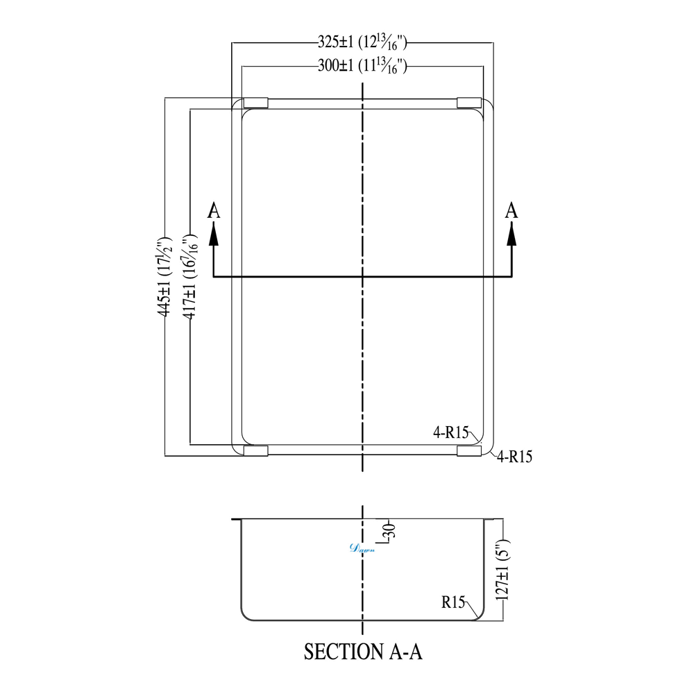 Stainless Steel Sink Tray I579736