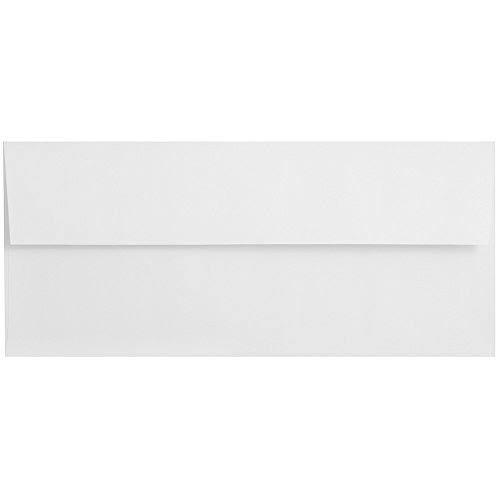 #10 Business Envelopes, 4 1/8 x 9 1/2, Bright White Wove, 1000/Carton I3588