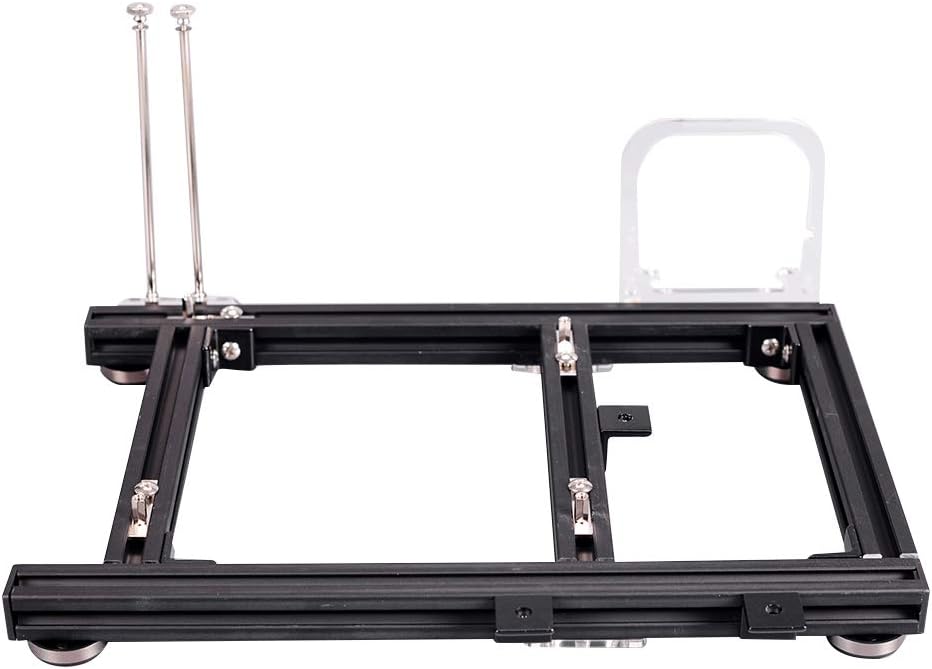 Black Aluminum Open Air Computer Test Bench Case A996