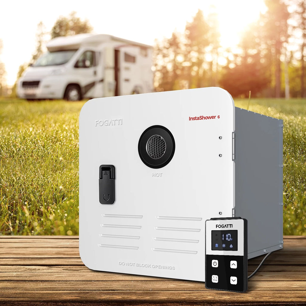 Tankless Propane RV Water Heater White 2.2 GPM 42,000 BTU J567