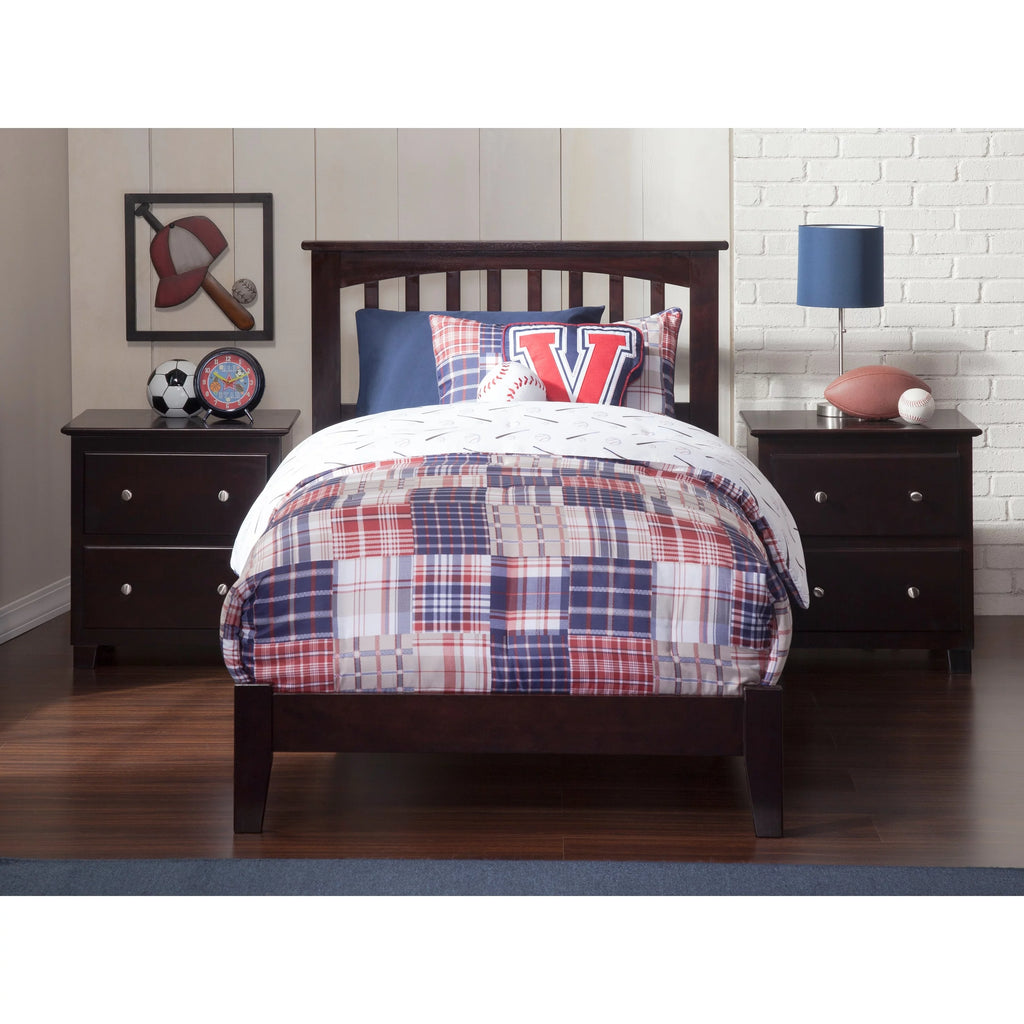 Twin XL Platform Bed with USB Charging Station T351