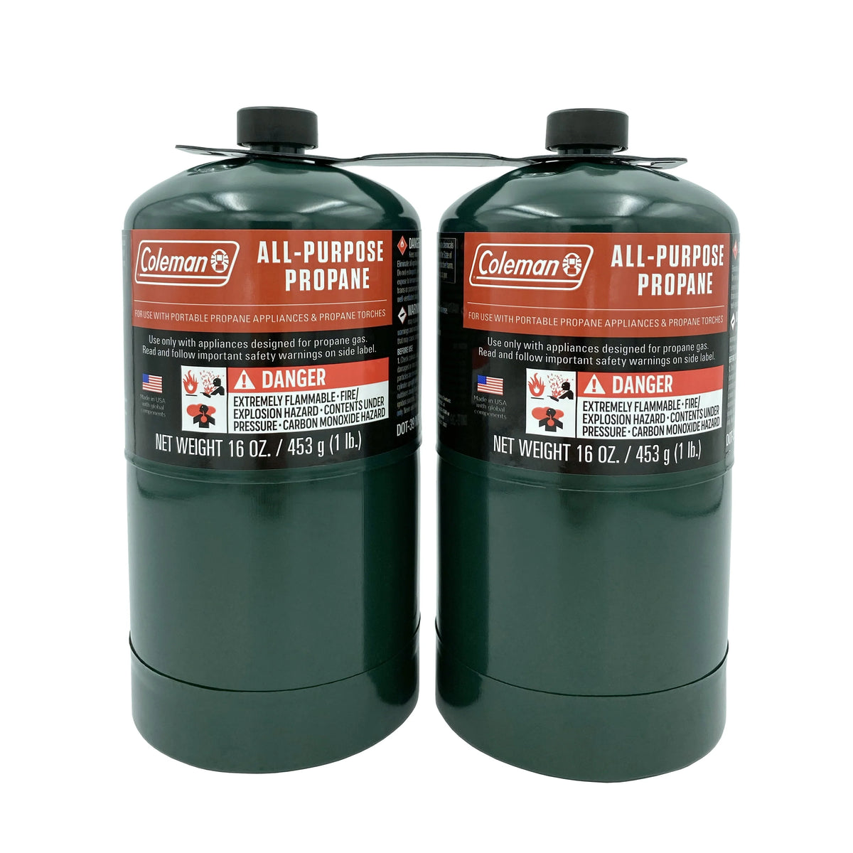 16 ounce 2-Pack Propane Gas Cylinder K511
