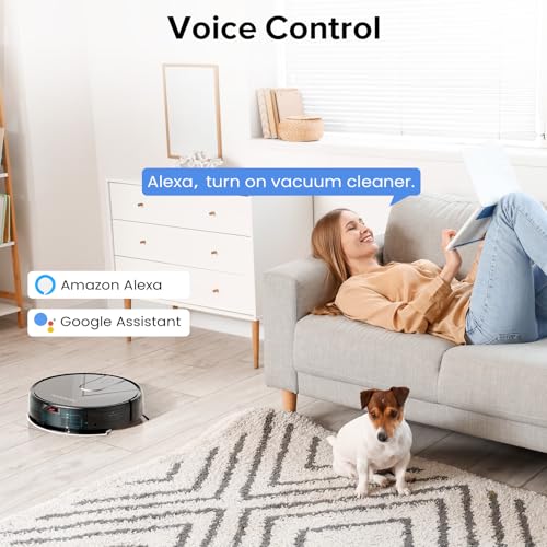 Robot Vacuum and Mop Combo with 4000Pa Suction J6047