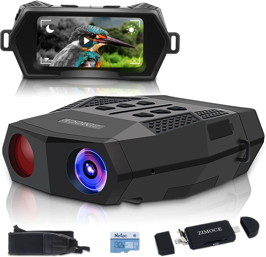 1080P Night Vision Binoculars with 2.5'' LCD Screen D3354