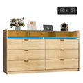 9 Drawer Wood Dresser C37856