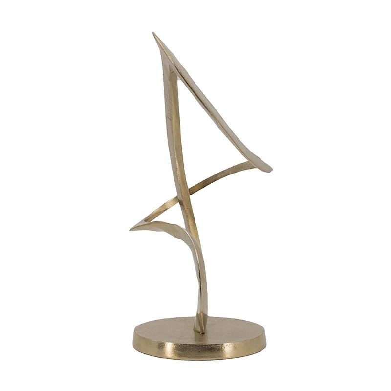Gold Alu Sculpture on Block Base B295135