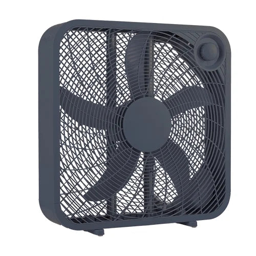 Black 3-Speed Portable Box Fan Y3025