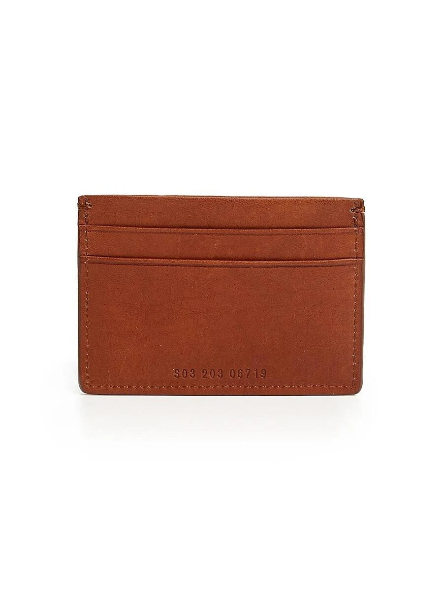 Brown Leather Card Case E3783