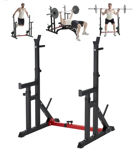 Adjustable Short Squat Rack with J-hooks R30740