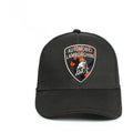 Black Camouflage Shield Hat U8572
