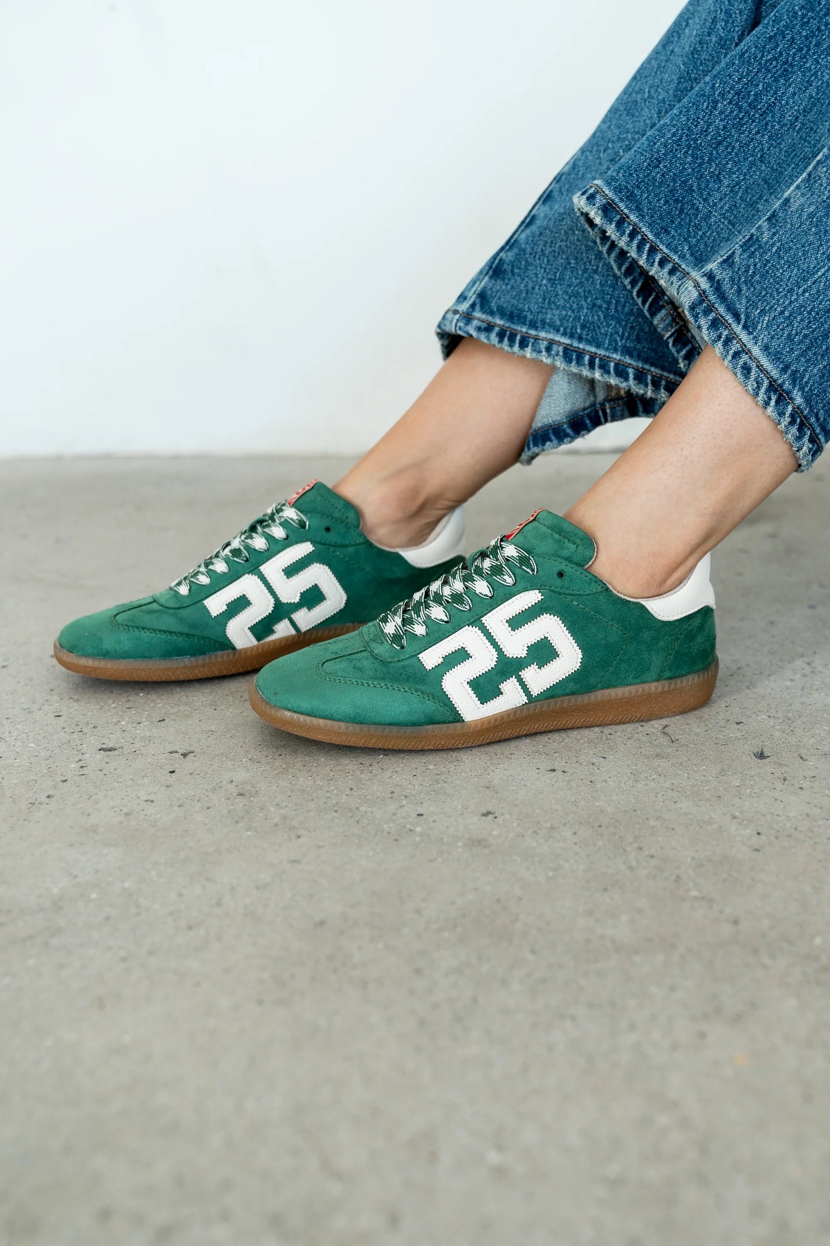 Retro Sneakers in Green Y3557