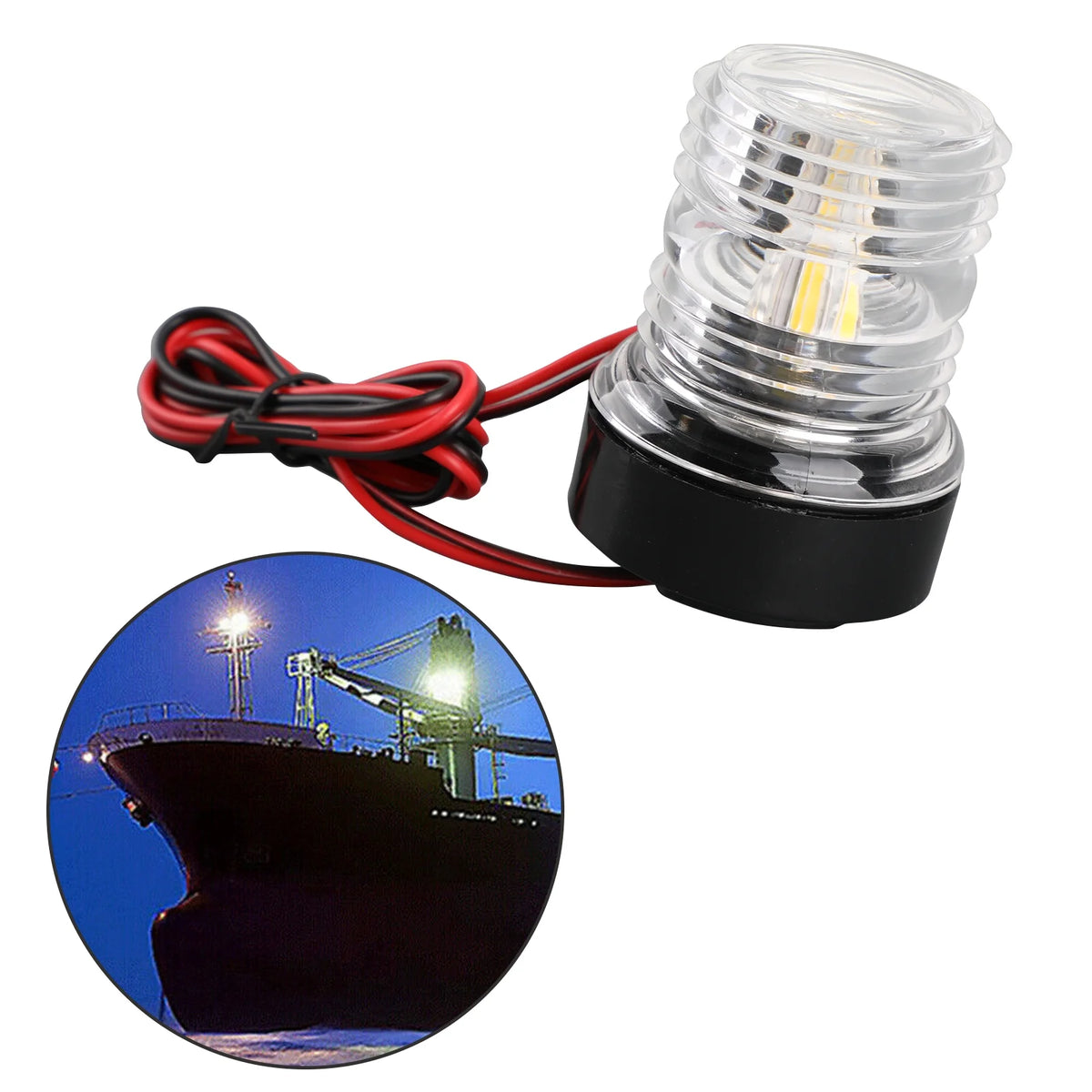 12V 360° Marine Boat Waterproof Navigation Stern LED Lights X47909
