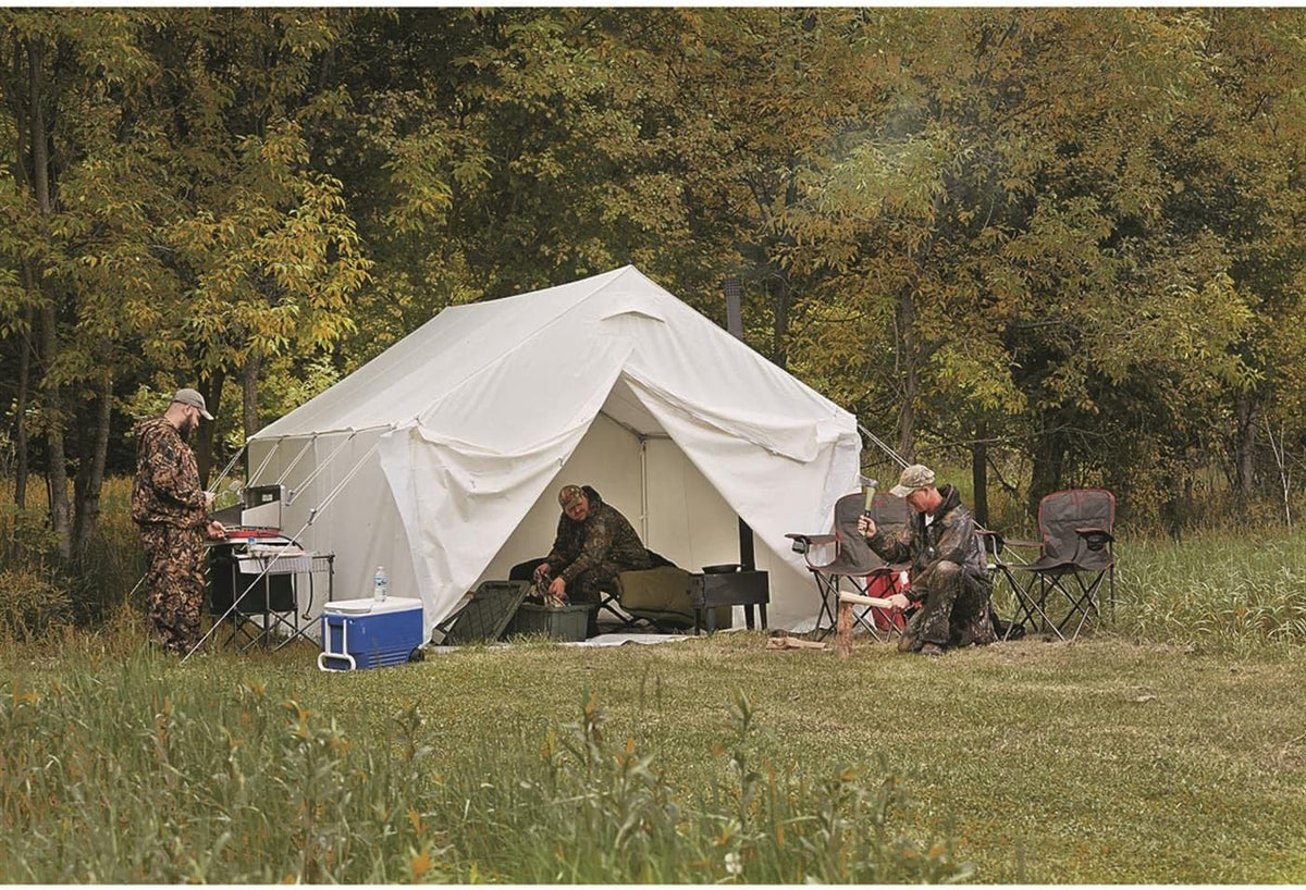 10x12' Canvas Wall Tent with Frame Z6923