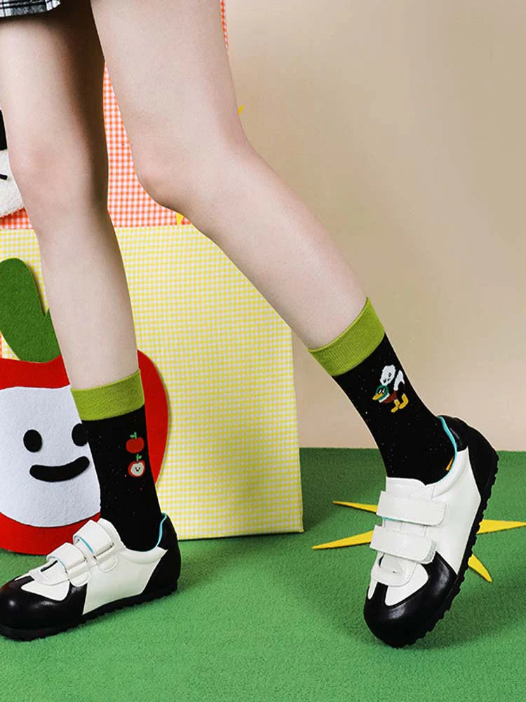 Cartoon Panda Pattern Socks L742