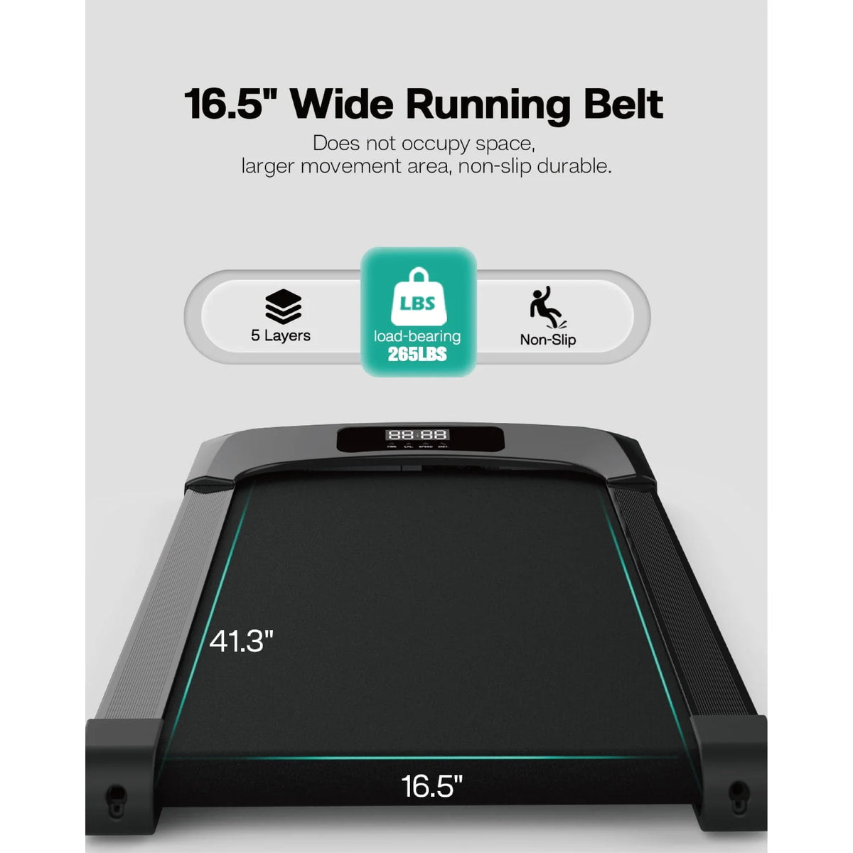 2.5HP Electric Treadmill 265lbs B75351