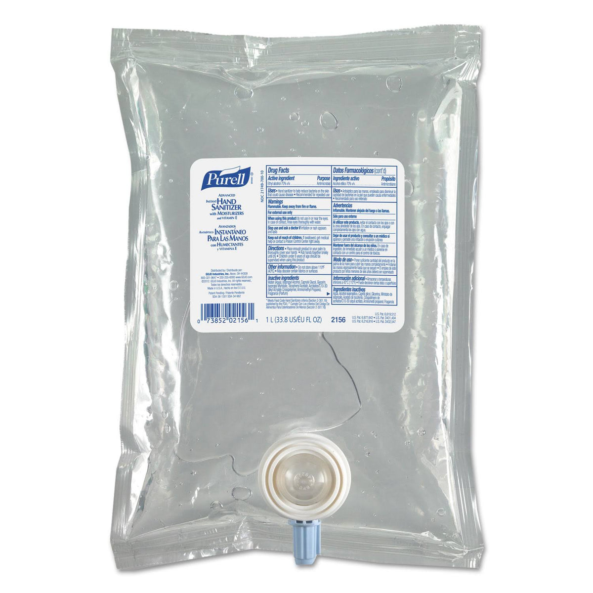 1000-ml Instant Hand Sanitizer Refill Pouch E19240