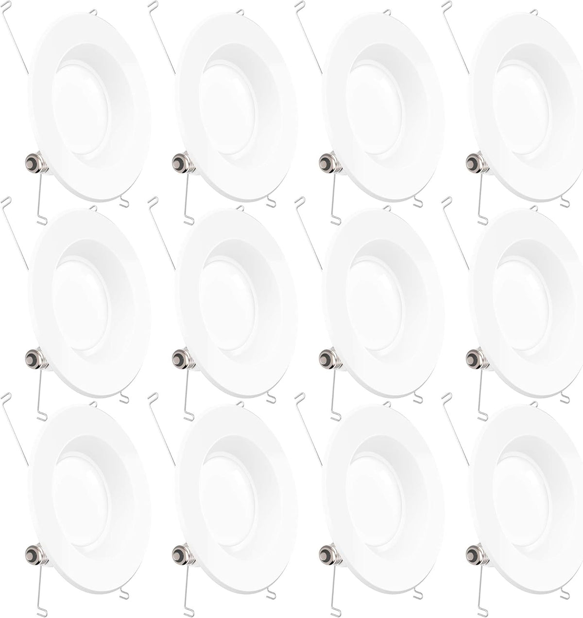 12 Pack 5/6 Inch LED Recessed Lighting Retrofit Conversion Kit A989