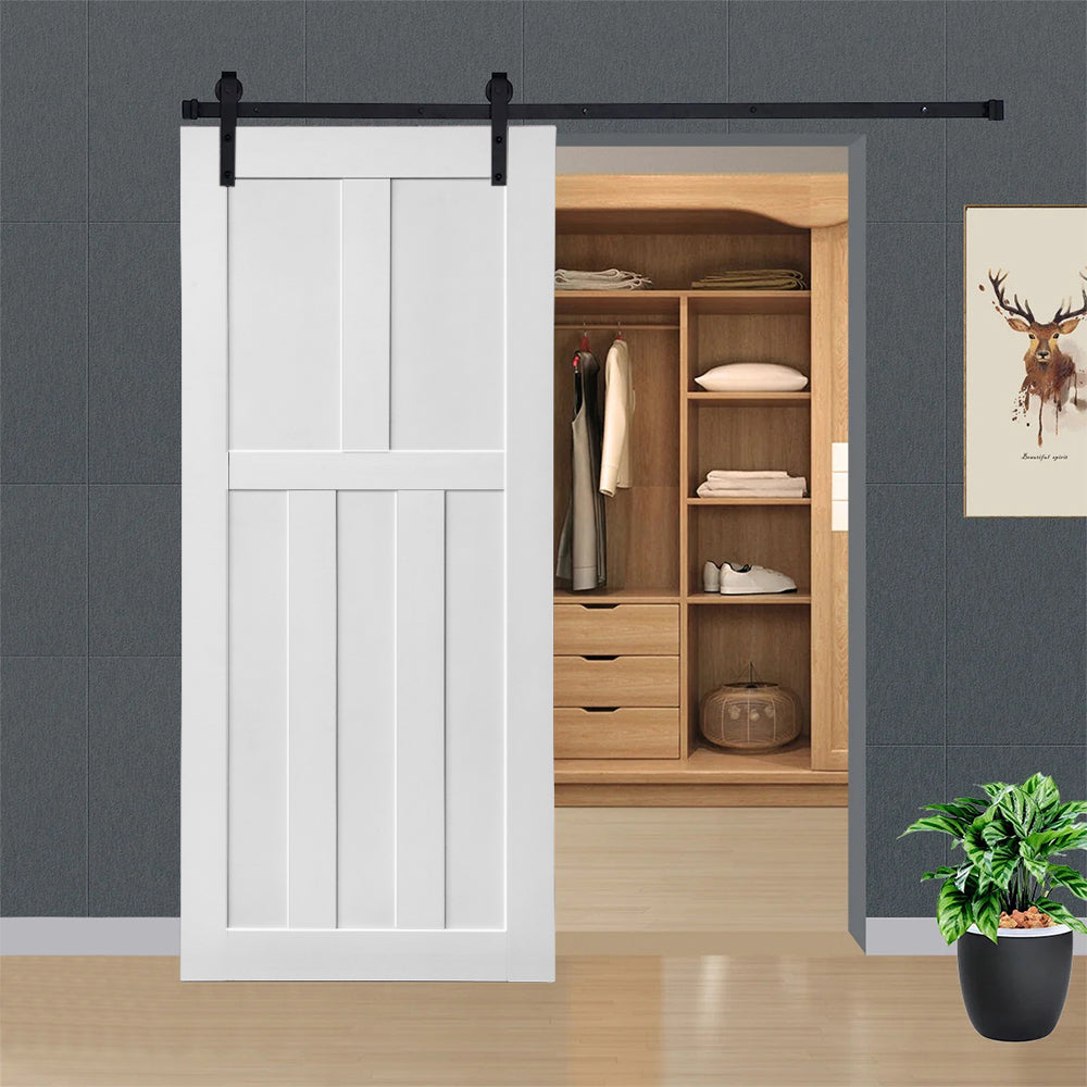 32" x 80" Unfinished Solid Wood Barn Door Slab J702489