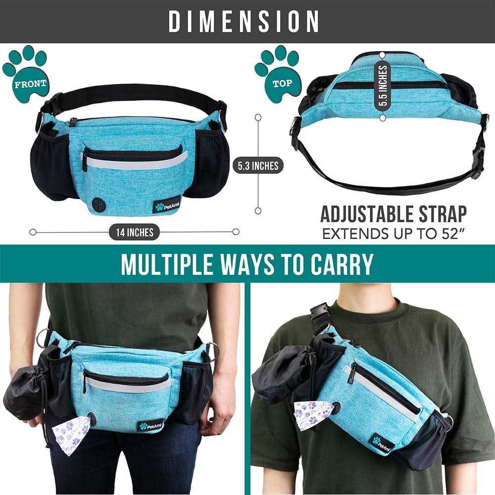 Dog Treat Pouch with Poop Bag Dispenser F6196