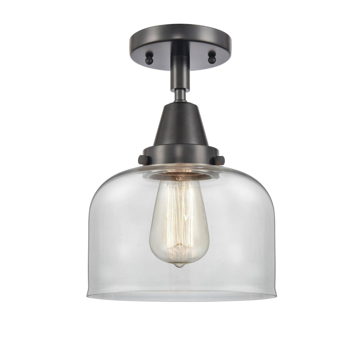 Matte Black 8 inch Flush Mount Light S217324
