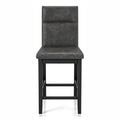 Gray Wood Counter Height Dining Chair (Set of 2) J363