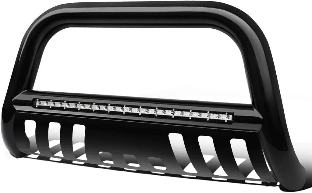 Stainless Chrome Bull Bar with Skid Plate Y967