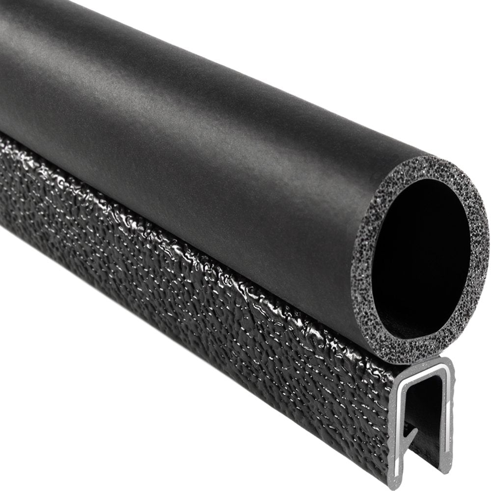 PVC Trim Seal with EPDM Rubber Bulb, 25' Length R8357