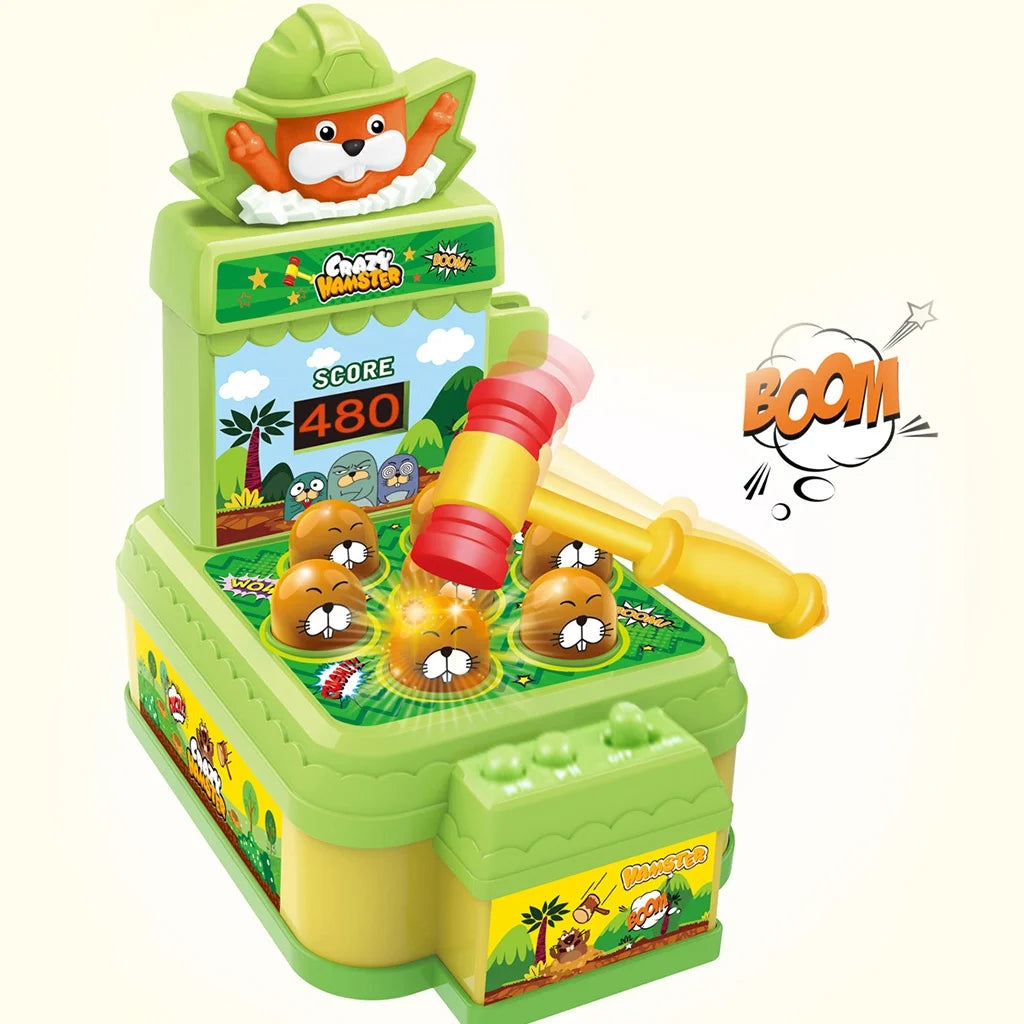 Mini Coin-operated Pound Arcade Game Toy with One Hammer V510083